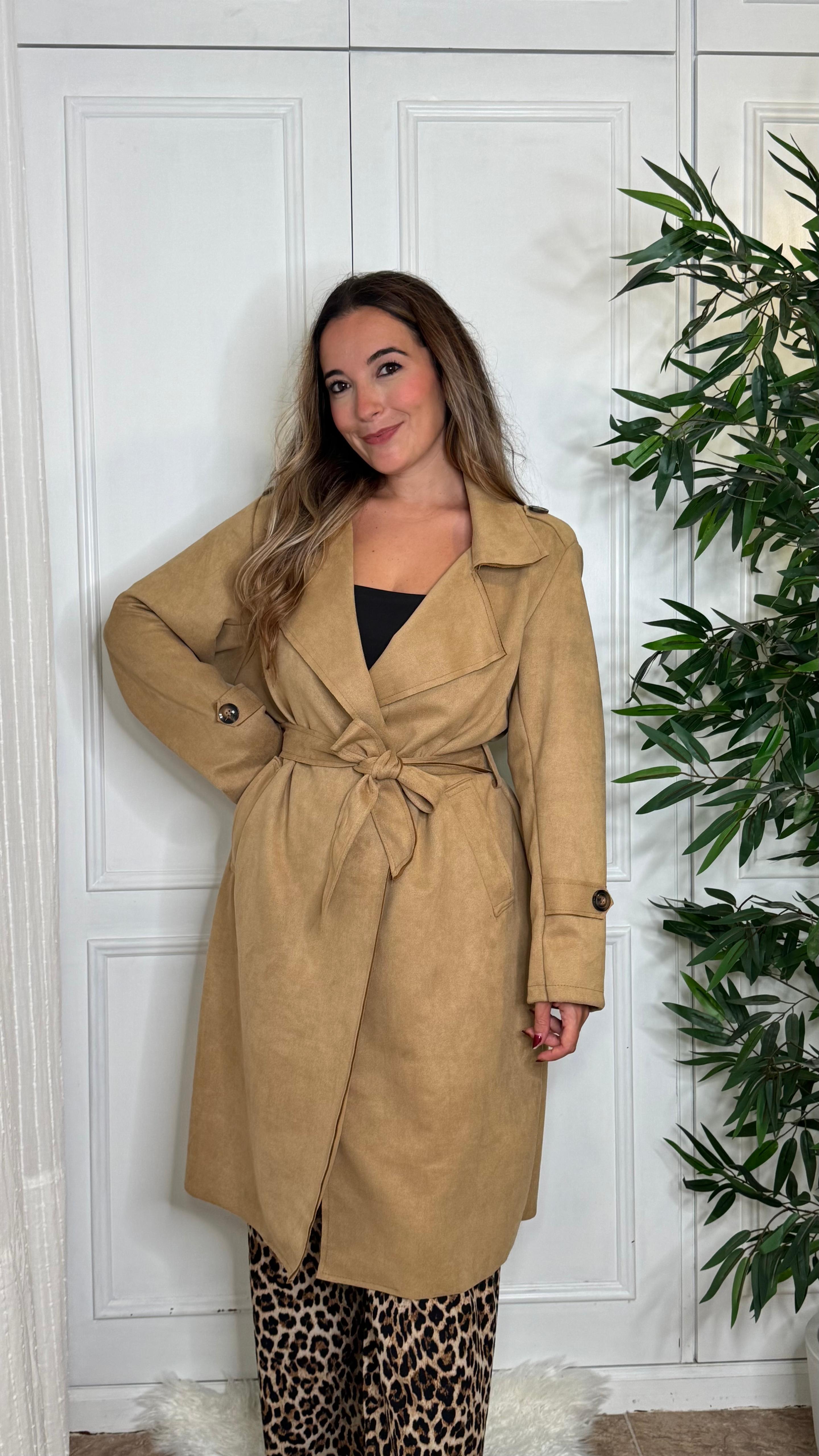 Gabardina Antelina Beige