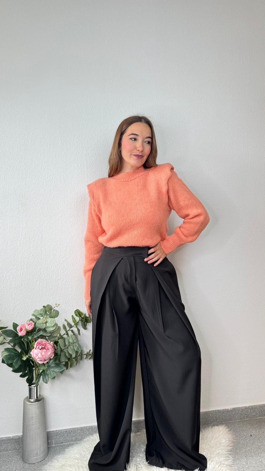 Jersey Hombrera Melocotón