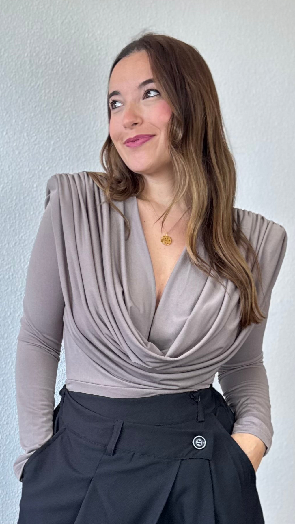 Camiseta Buche Gris Perla