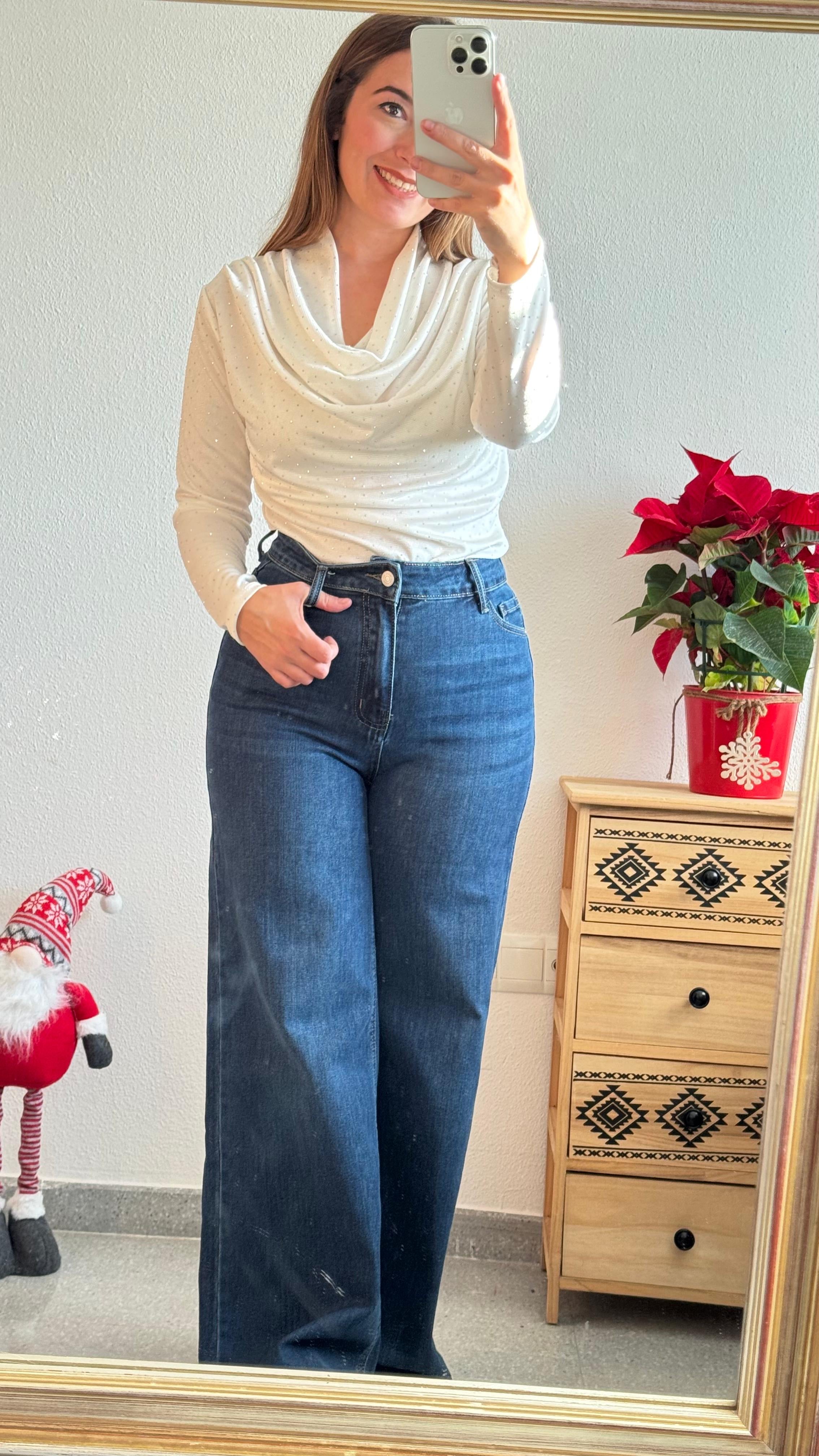 Camiseta Blanca Brillo