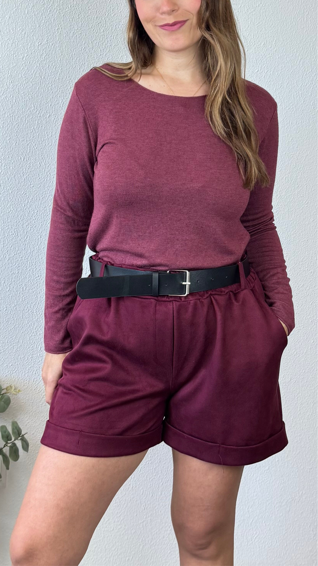 Pantalon Antelina Burdeos