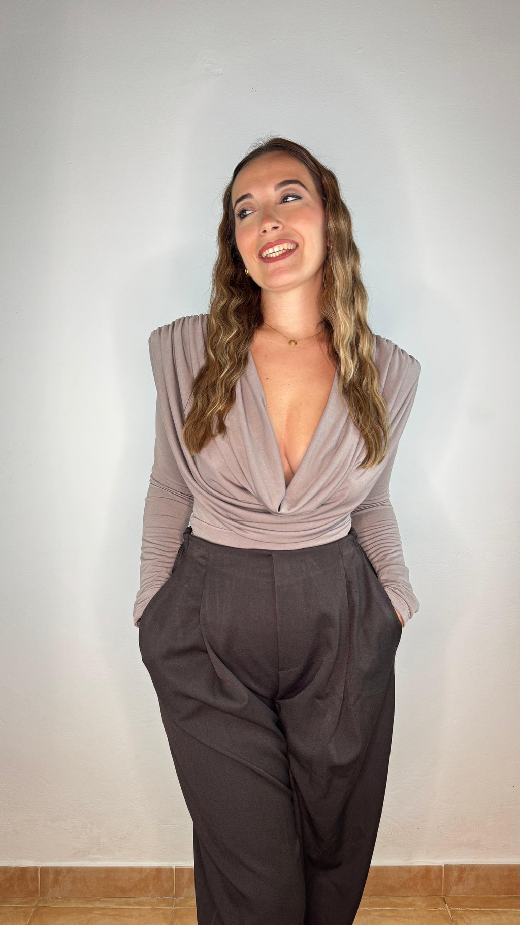 Camiseta Buche Gris Perla