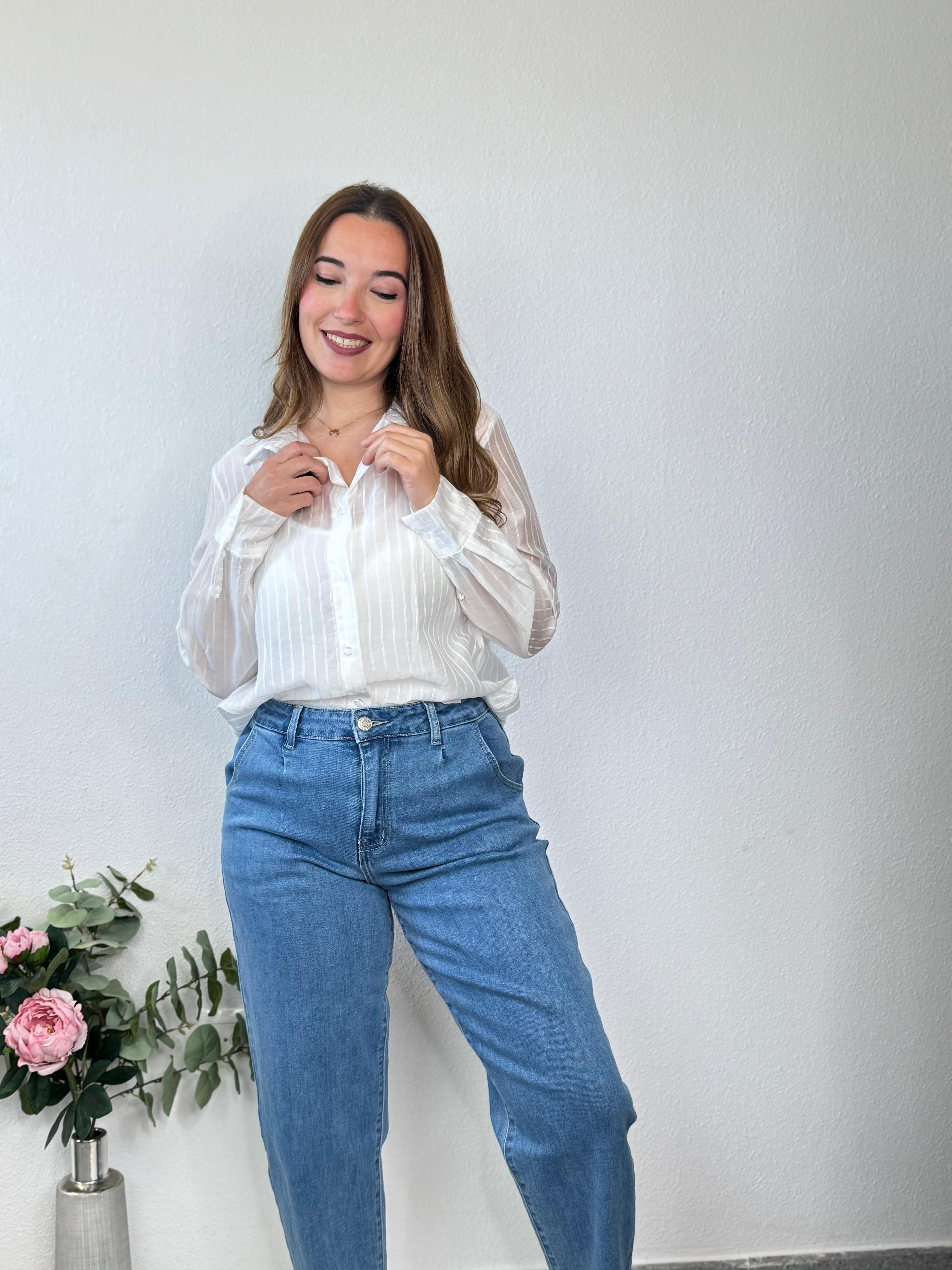 Camisa Blanca transparente