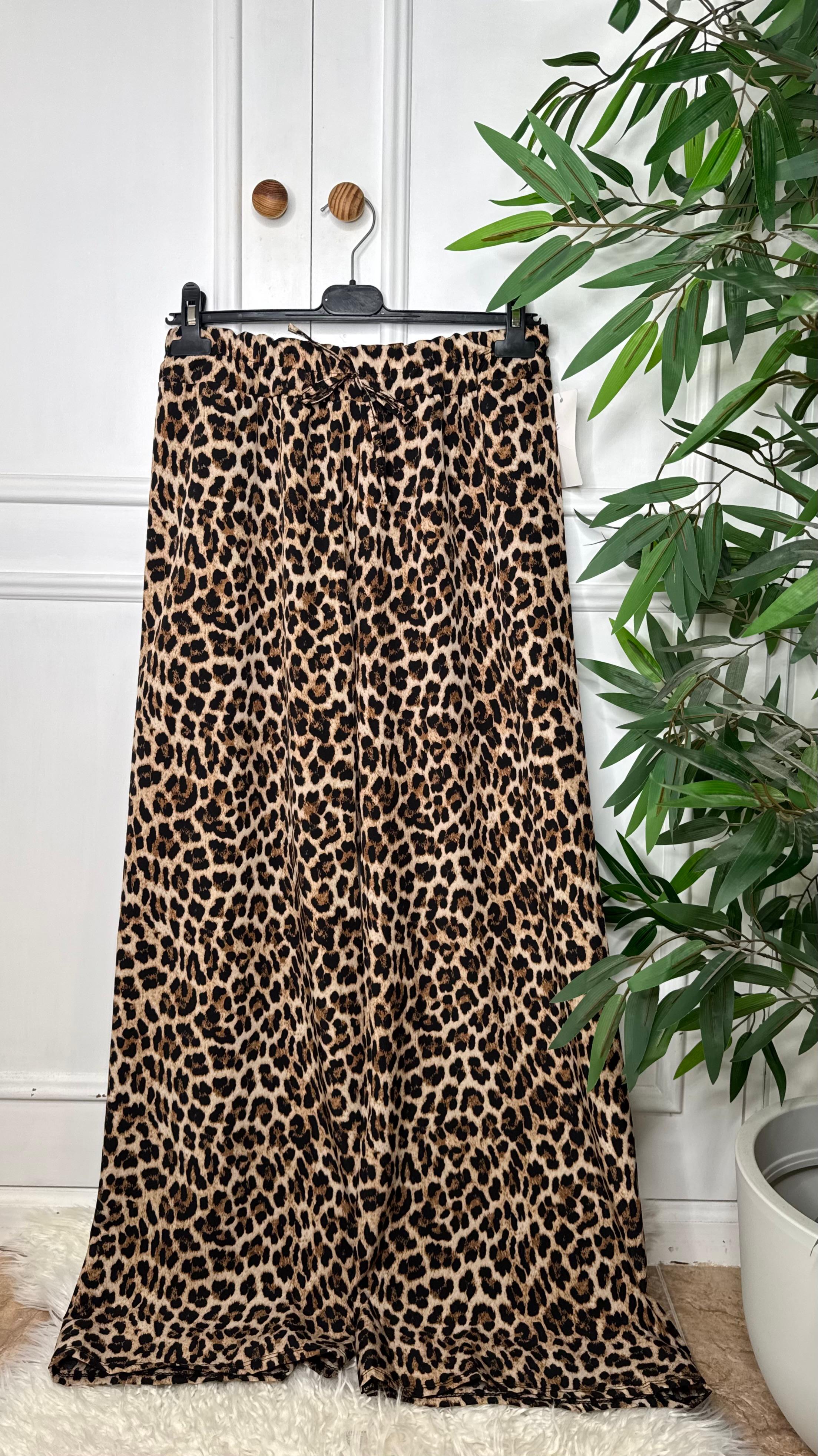 Pantalón Raso Animal Print