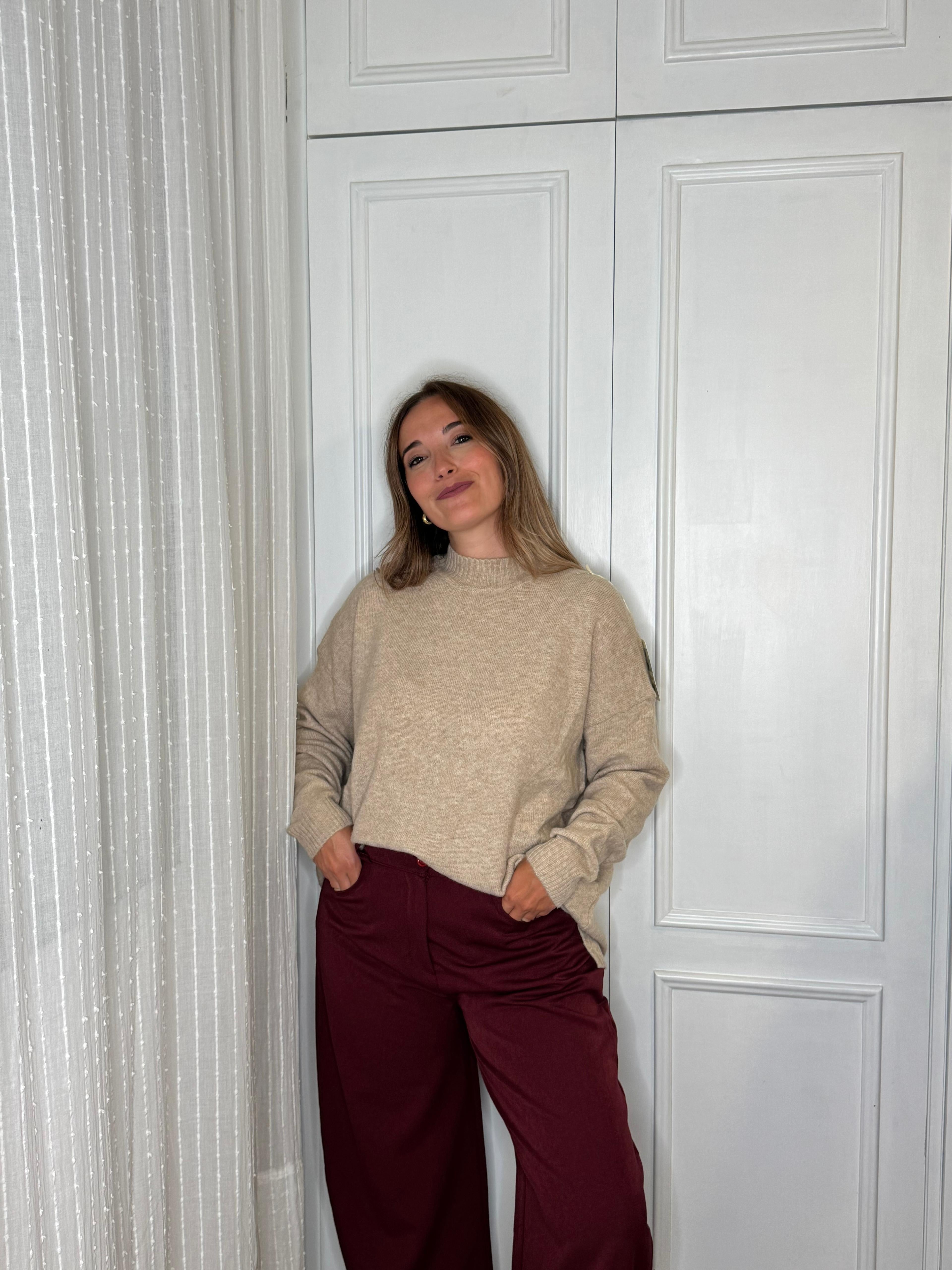 Pantalón Monfit Burdeos
