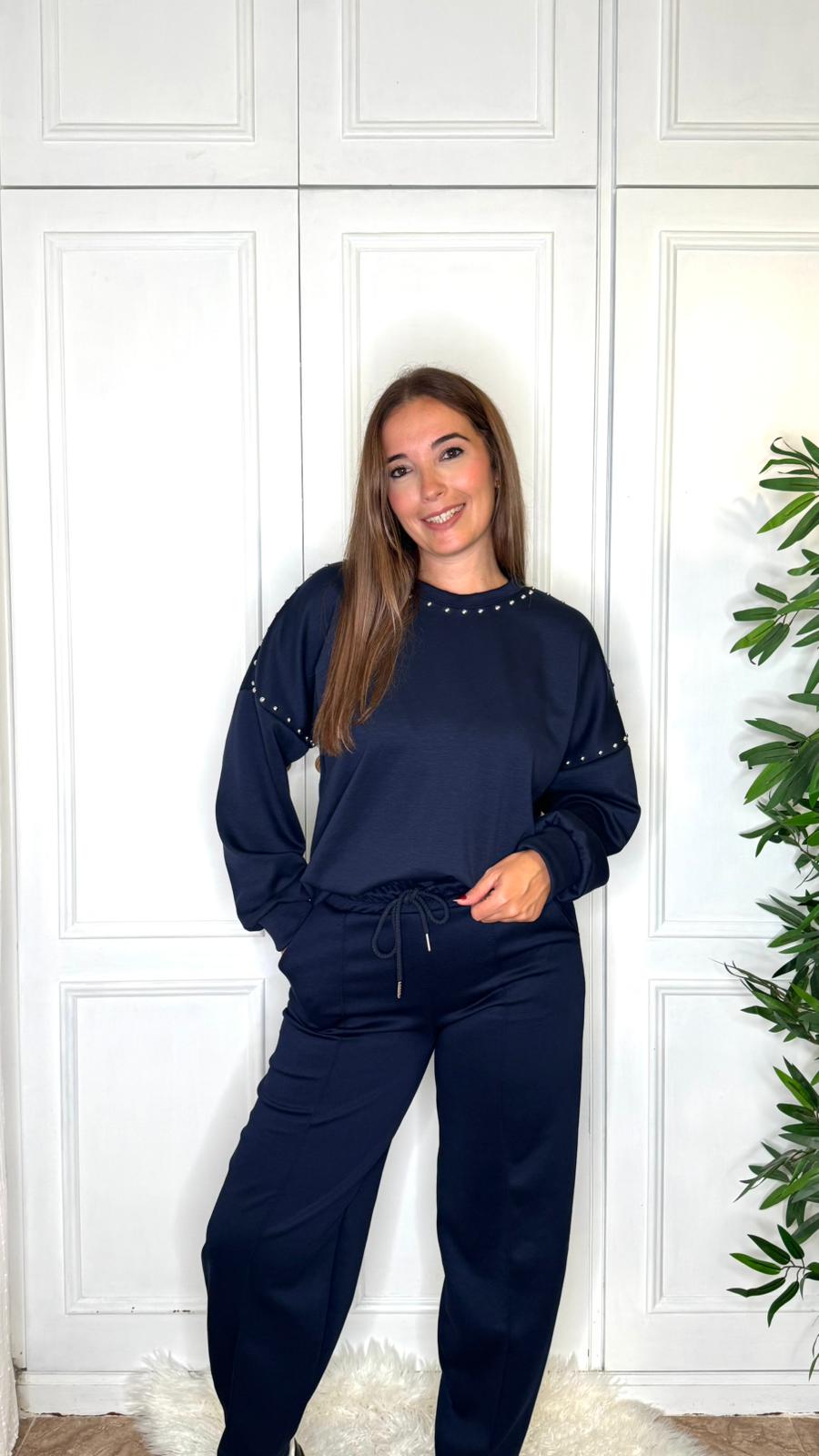 Conjunto Azul Tachuelas