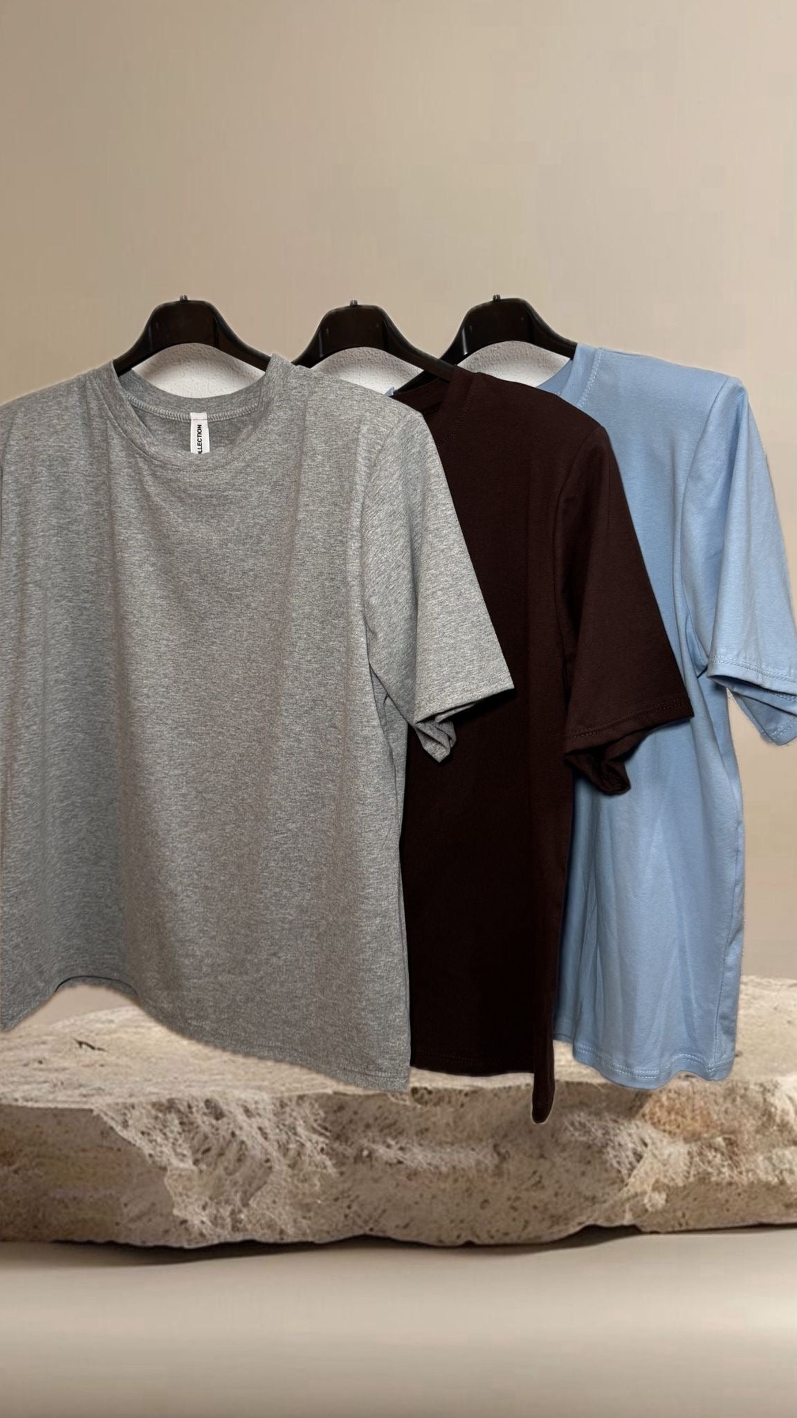 Camiseta Hombreras Marrón