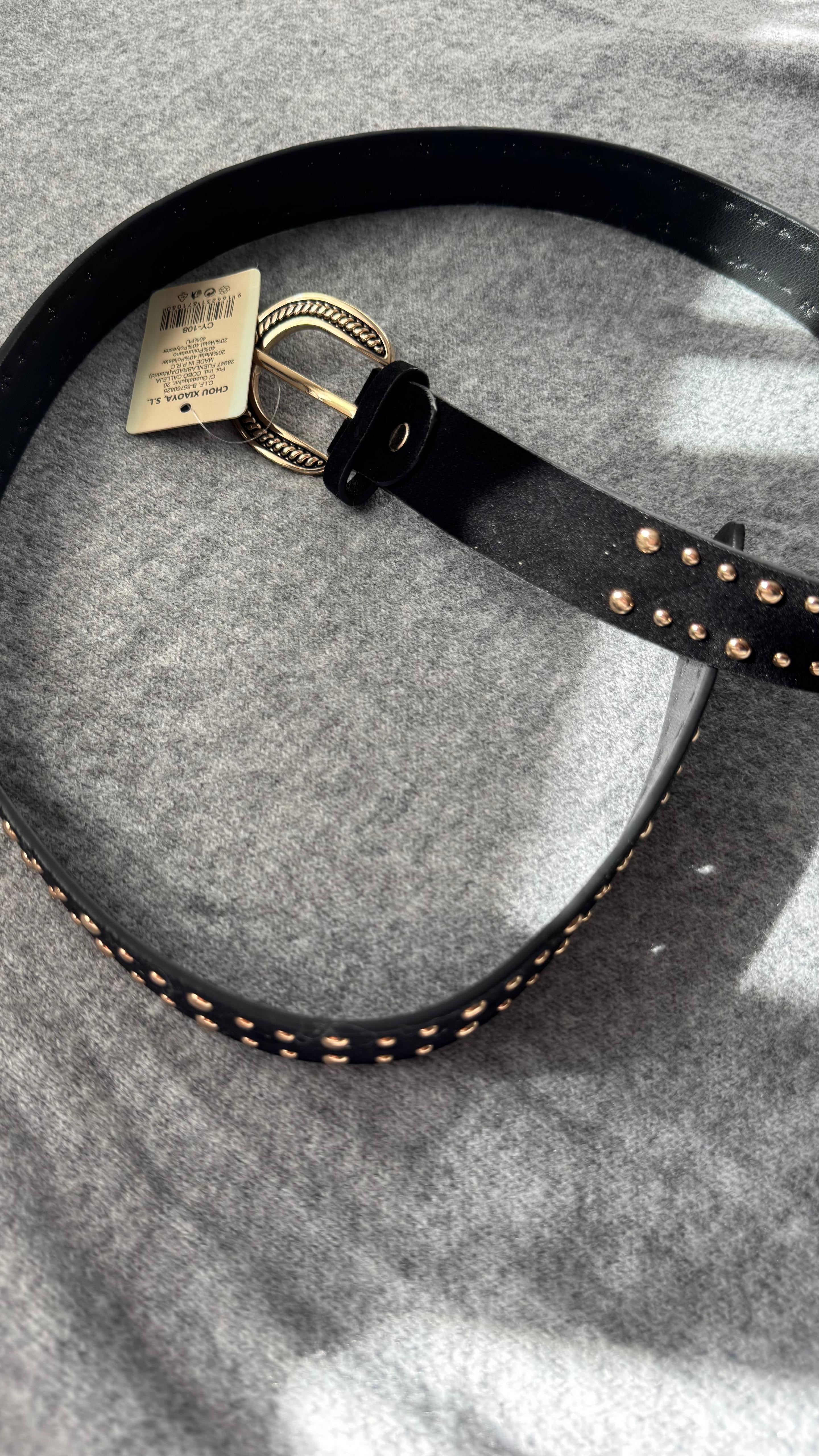 Cinturón Negro Tachuelas