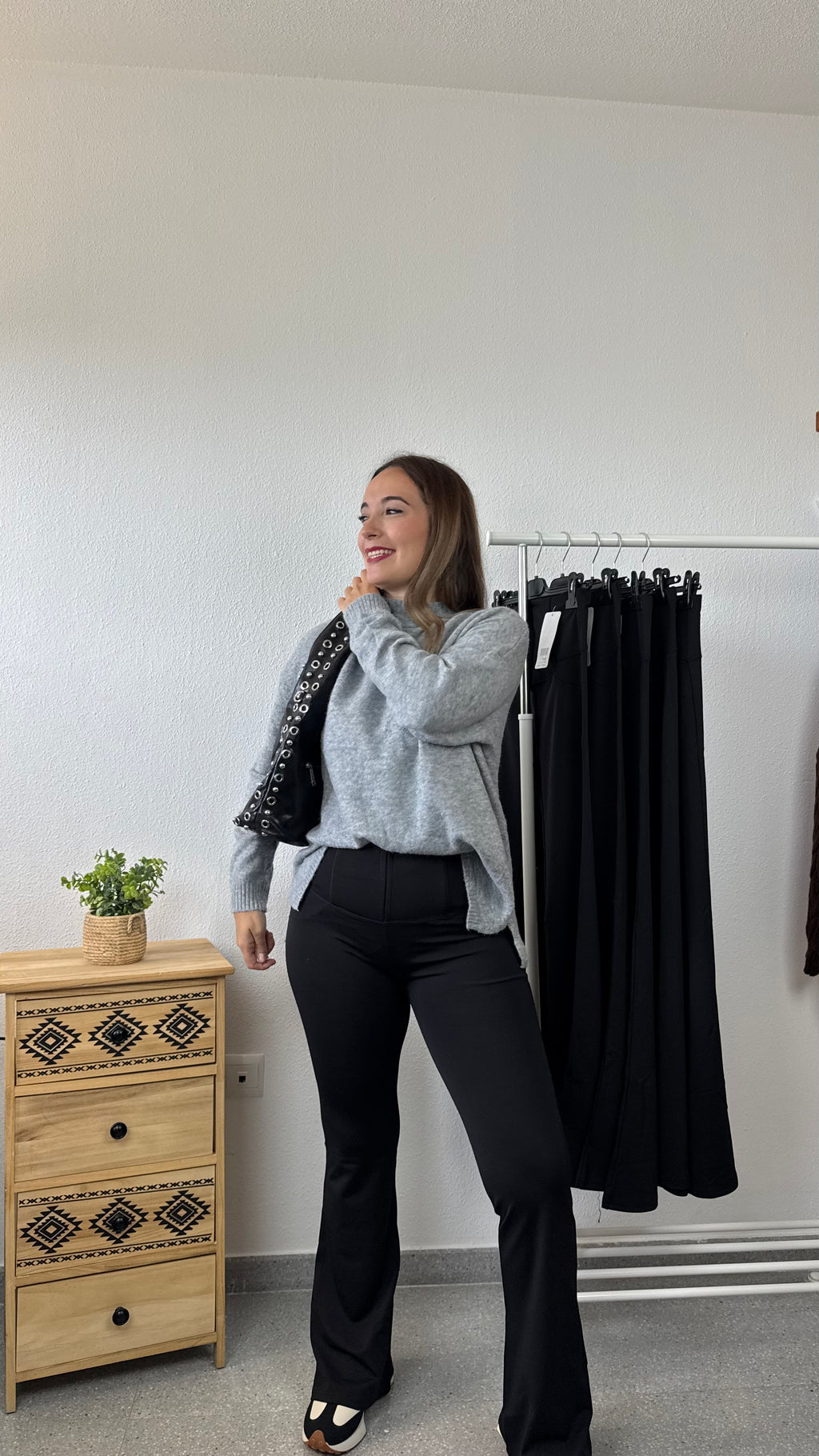 Legging anti lejía negros campana