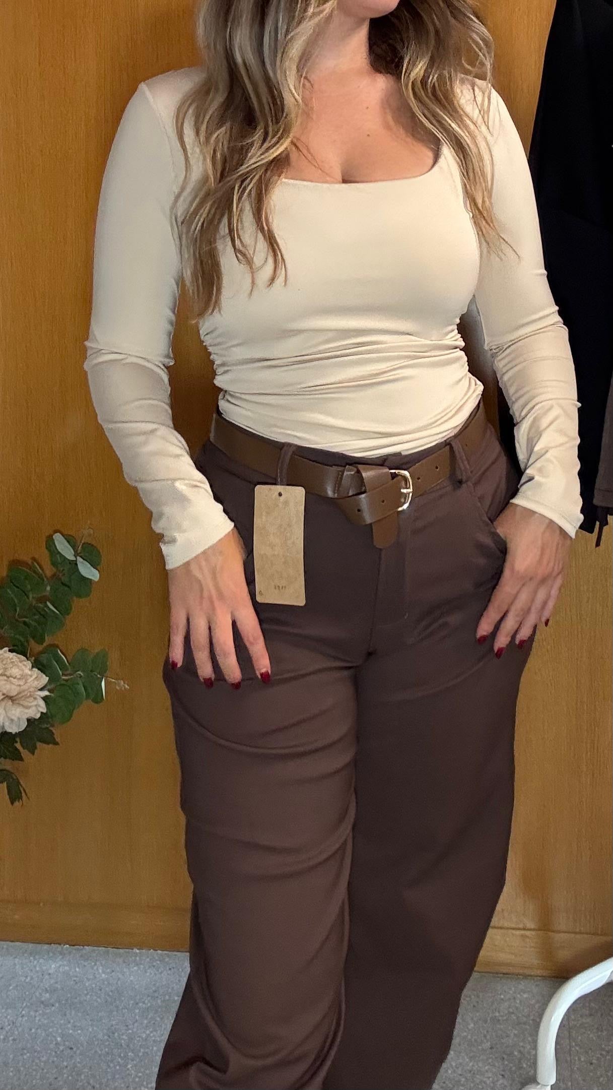 Pantalón chocolate