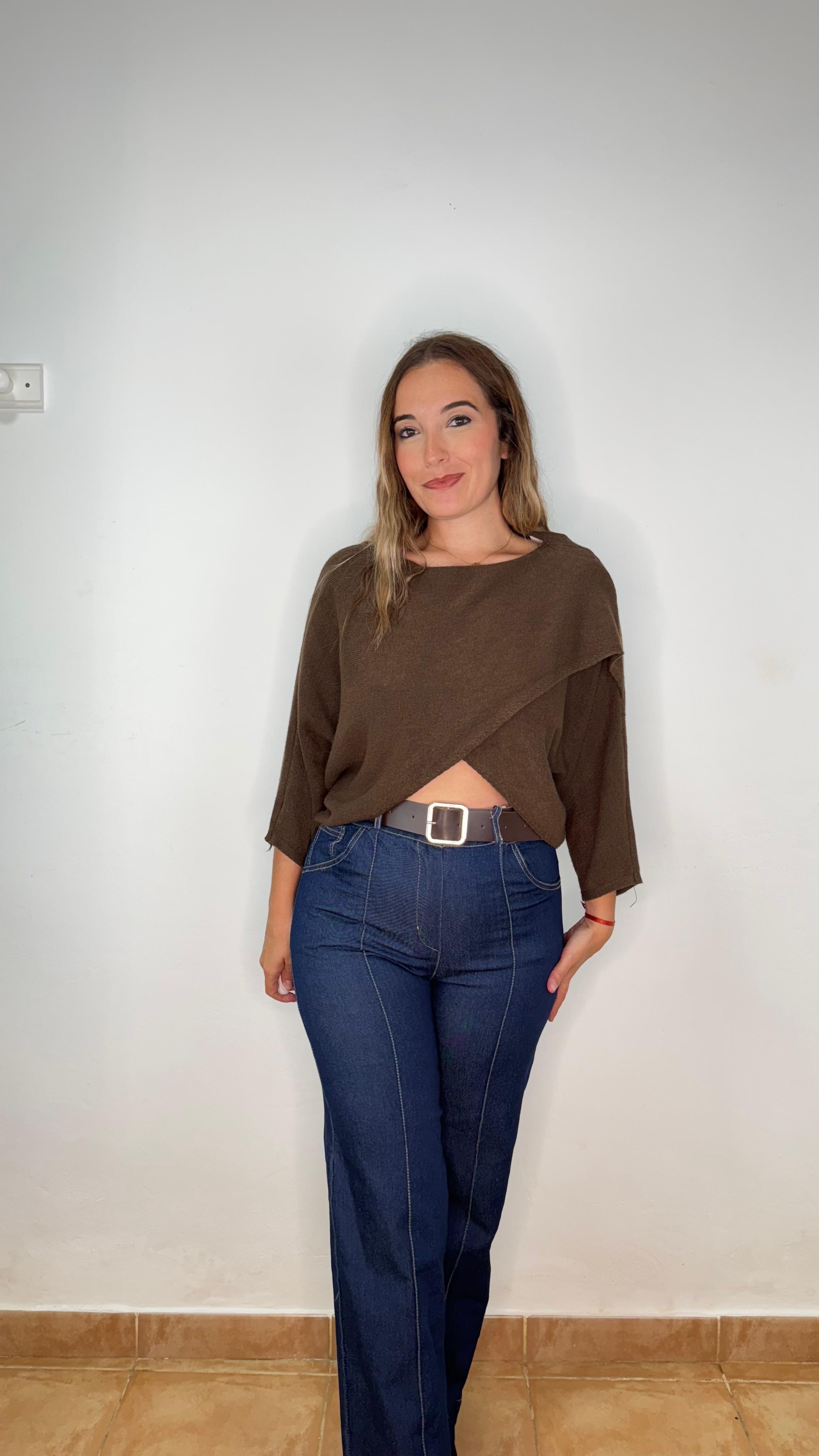 Pantalón Vaquero con Cinturón