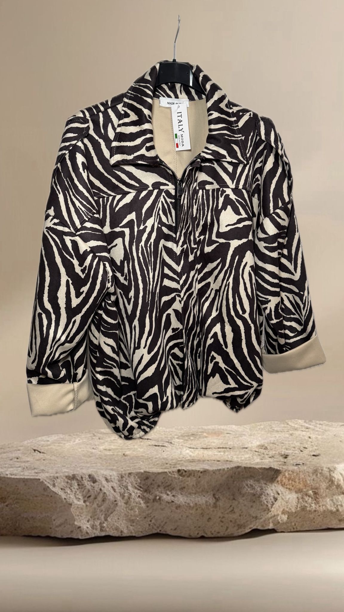 Chaqueta Bomber Zebra