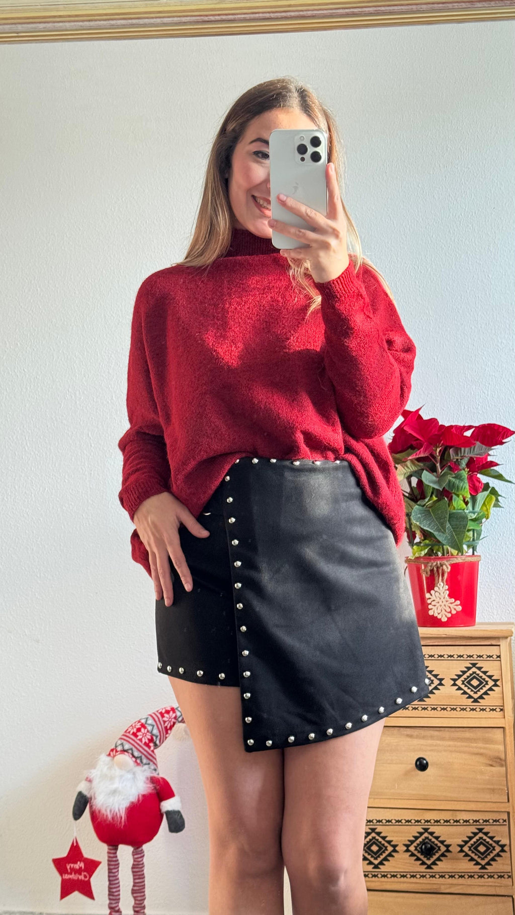 Falda-pantalón Tachuelas