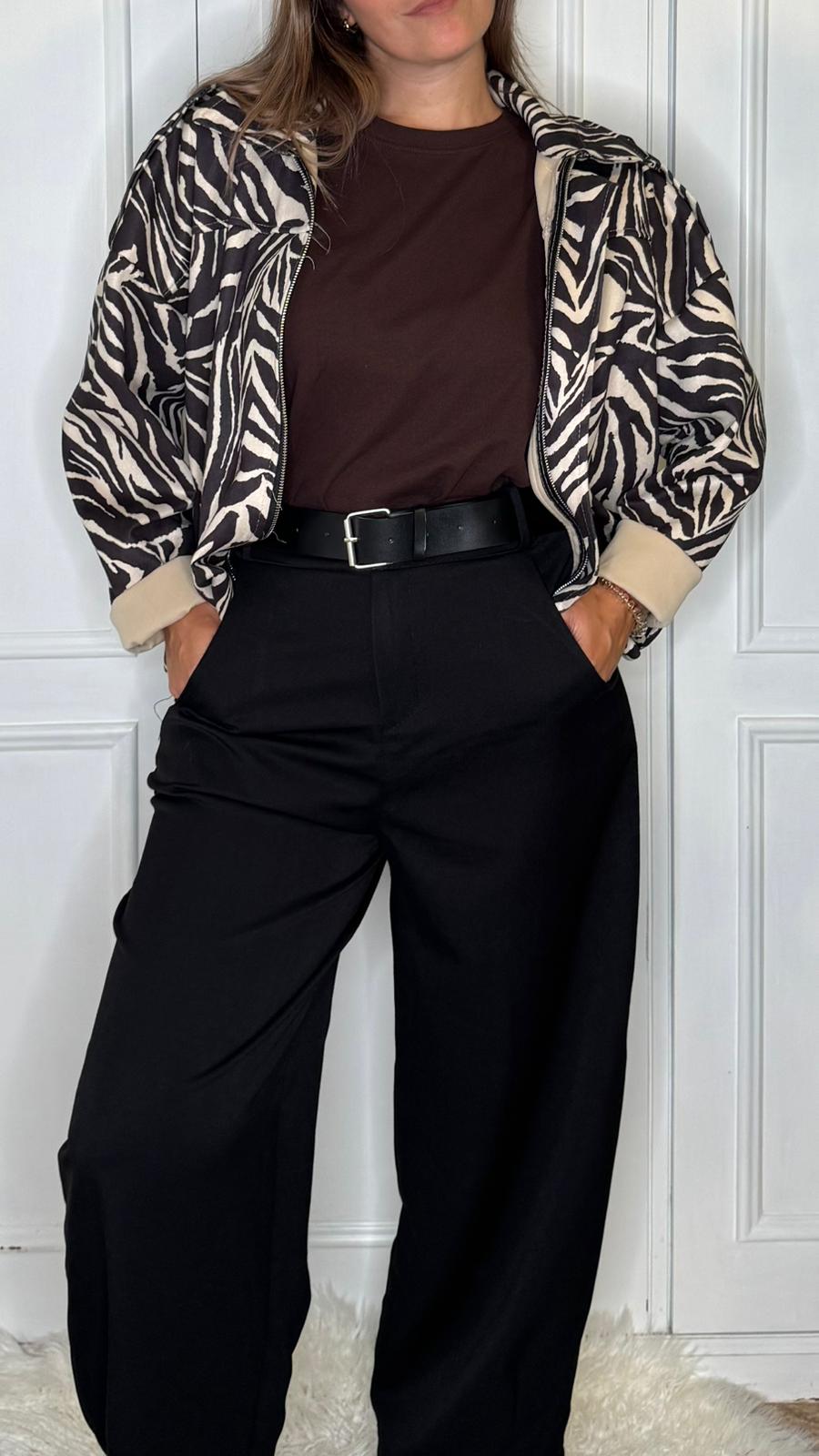 Pantalón Monfit + cinturón Negro
