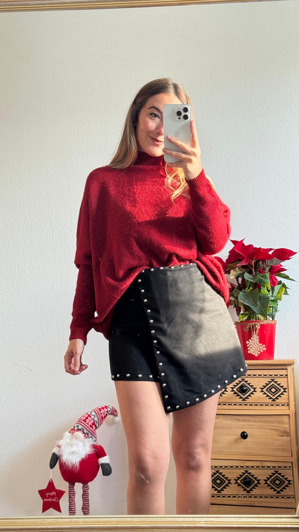 Falda-pantalón Tachuelas