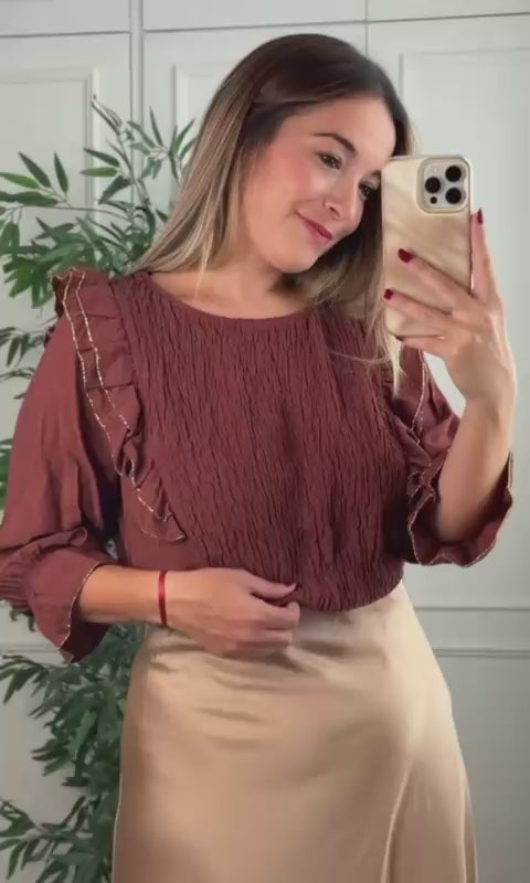 Camisa Volantes